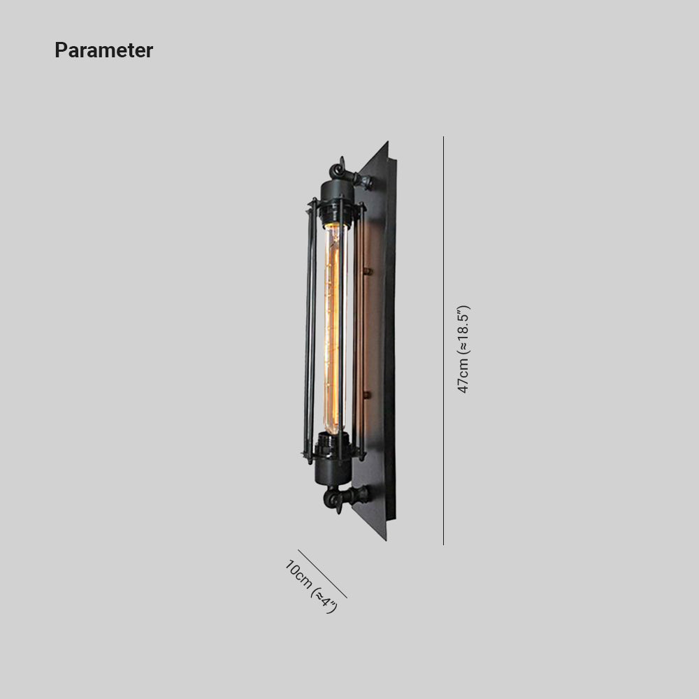 Elias Retro Wall Lamp, Metal, | Wall Lamp | Led | metal | 110V - 240V | Elegant Wall Illumination