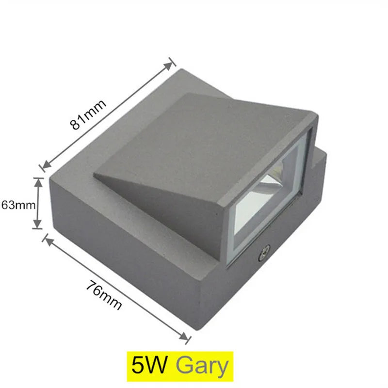 OutdoorGleam Outdoor wall lamp | Wall Lamp | LED | Elegant Wall Illumination