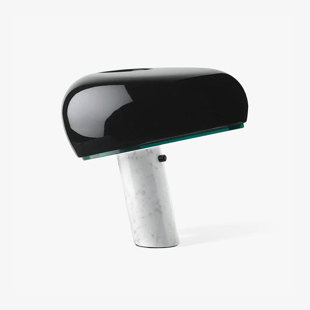 Marble Table Lamp Black | Table Lamp | metal/Marble | 110-240V | Sleek Table Accent