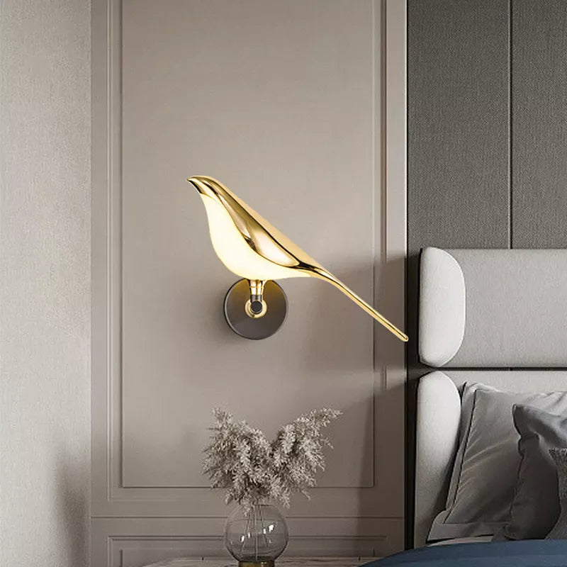 Bird Wall Lamp | Wall Lamp | Led | Warm White | iron | 10W | 110V - 220V | Elegant Wall Illumination