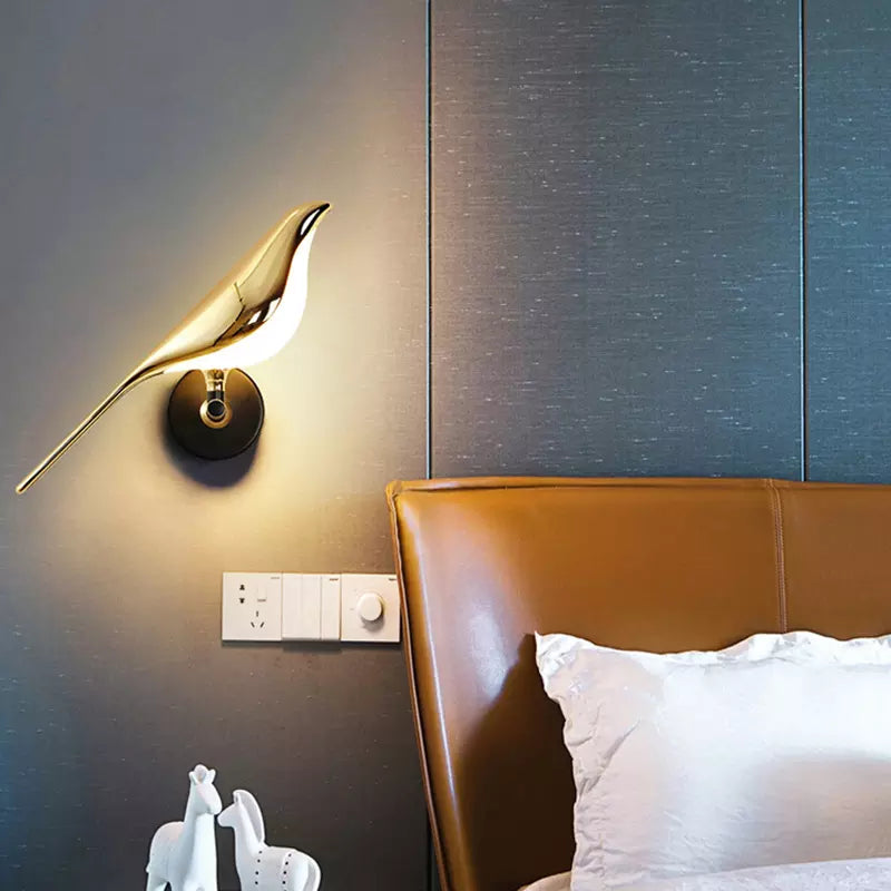Bird Wall Lamp | Wall Lamp | Led | Warm White | iron | 10W | 110V - 220V | Elegant Wall Illumination