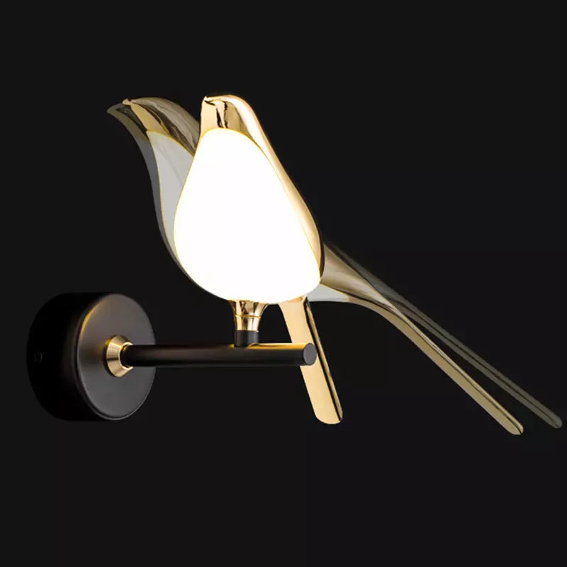 Bird Wall Lamp | Wall Lamp | Led | Warm White | iron | 10W | 110V - 220V | Elegant Wall Illumination
