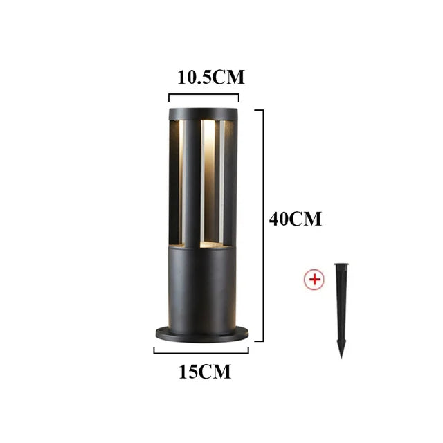 StoneGlow Garden Post Lamp | Lighting | LED | aluminum | 220V | Premium Lighting Solution