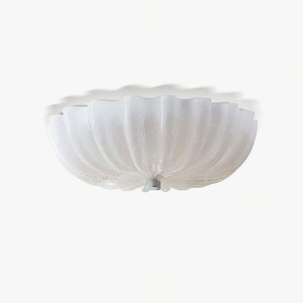 Elegant White Glass Ceiling Lamp | Lighting | glass/iron | Premium Lighting Solution