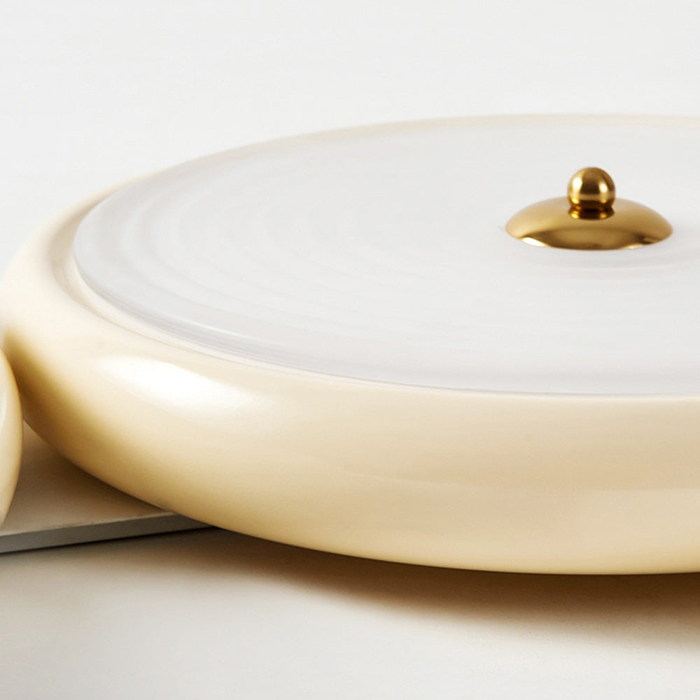 Modern Round Ceiling Lamp | Lighting | LED | glass/metal | 110V-120V | Premium Lighting Solution