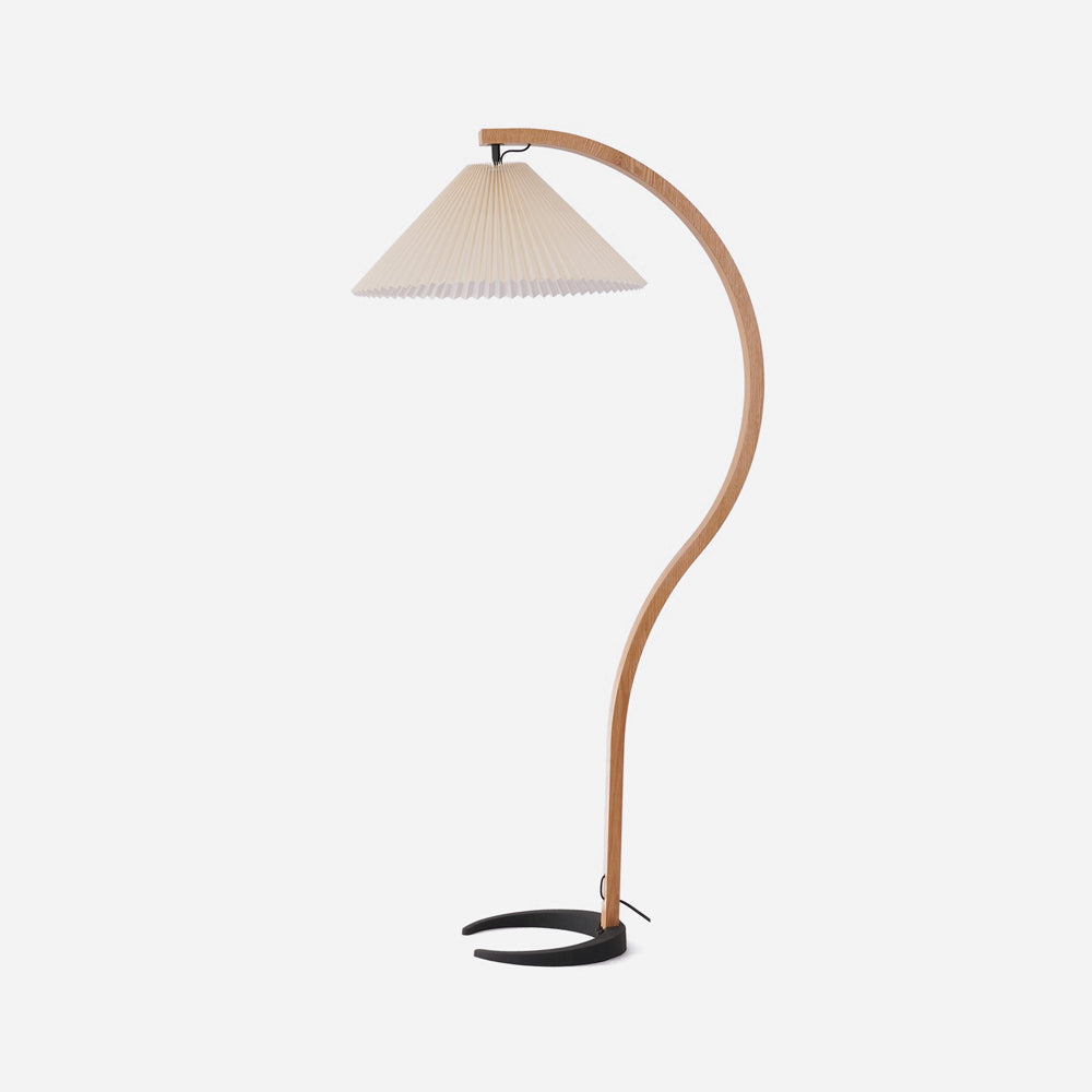 Caprani floor lamp | Floor Lamp | LED | linen/metal/wood | 240v | Stylish Floor Lighting