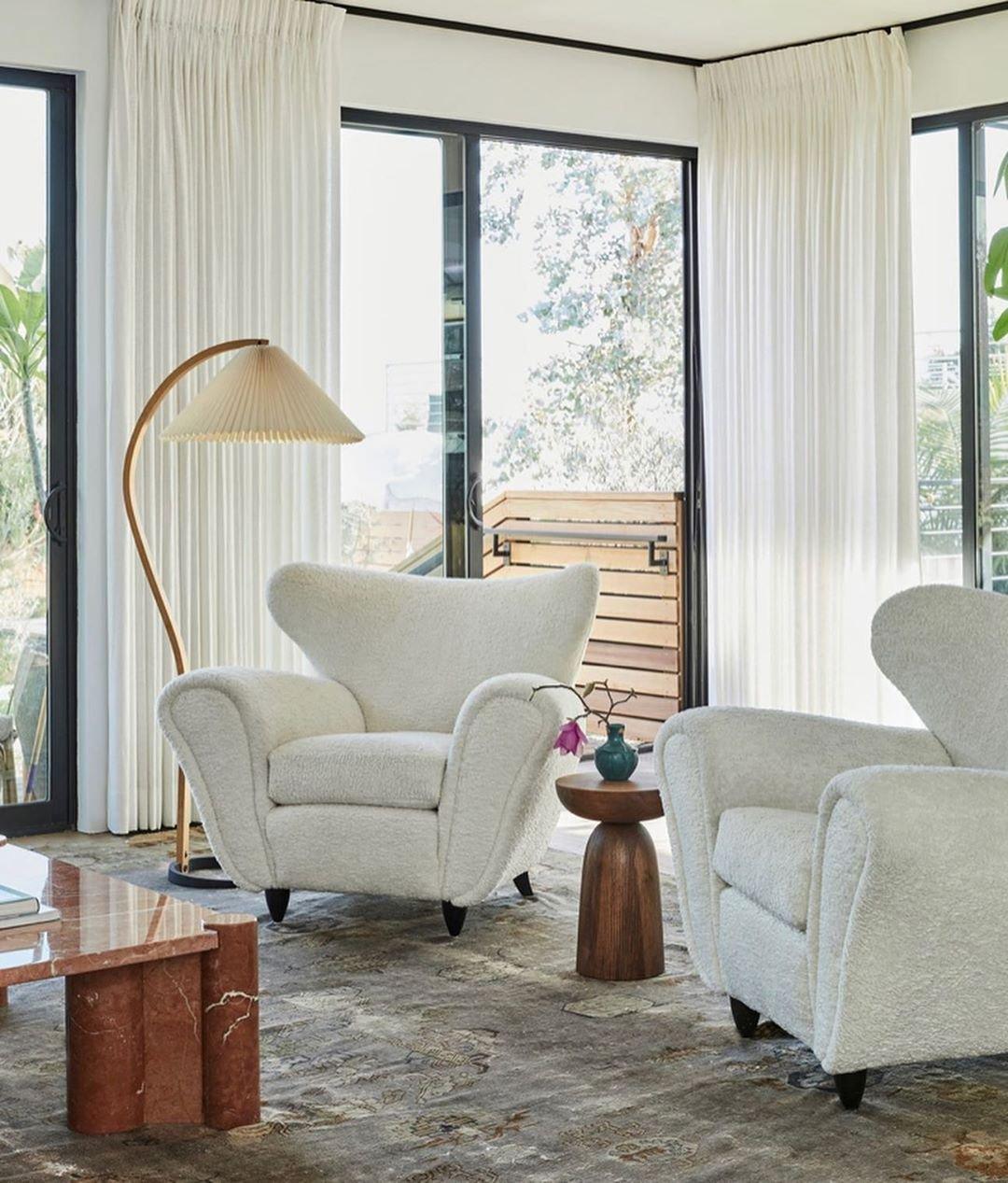 Caprani floor lamp | Floor Lamp | LED | linen/metal/wood | 240v | Stylish Floor Lighting