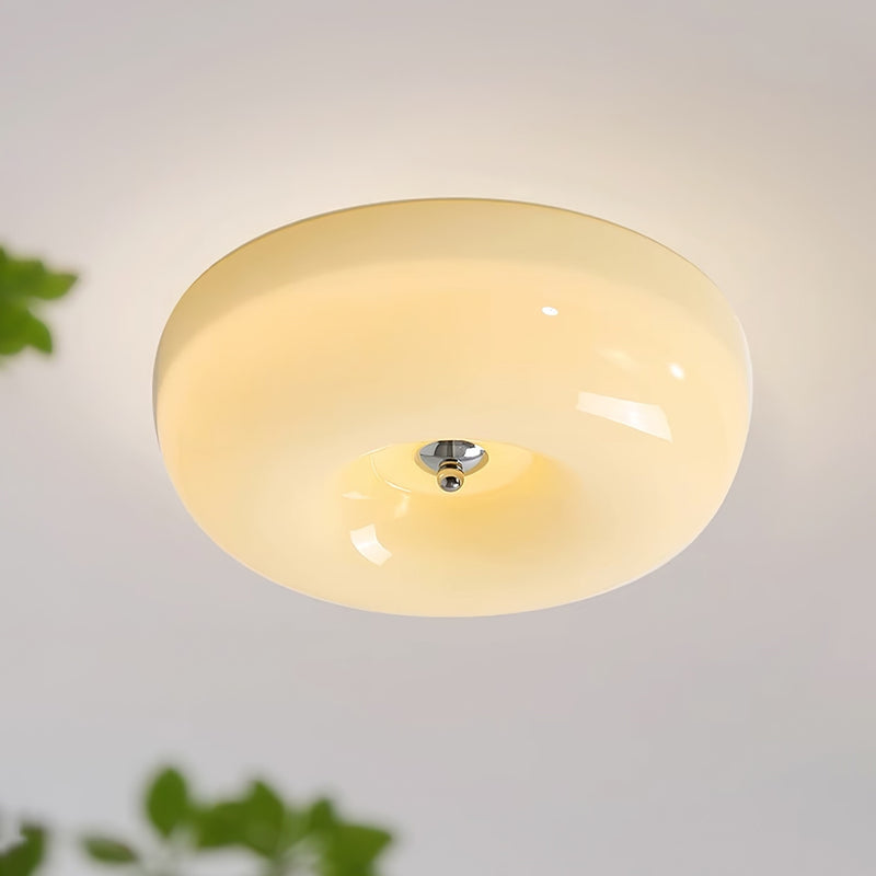 Simple Round Ceiling Lamp Bedroom | Lighting | LED | glass/metal | 110-120V | Premium Lighting Solution
