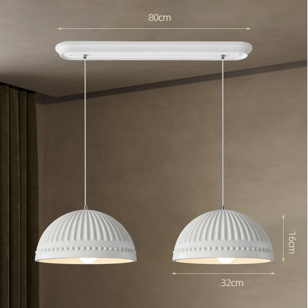 Elegant White Resin Hanging Lamp | Lighting | LED | 110V-120V | Premium Lighting Solution