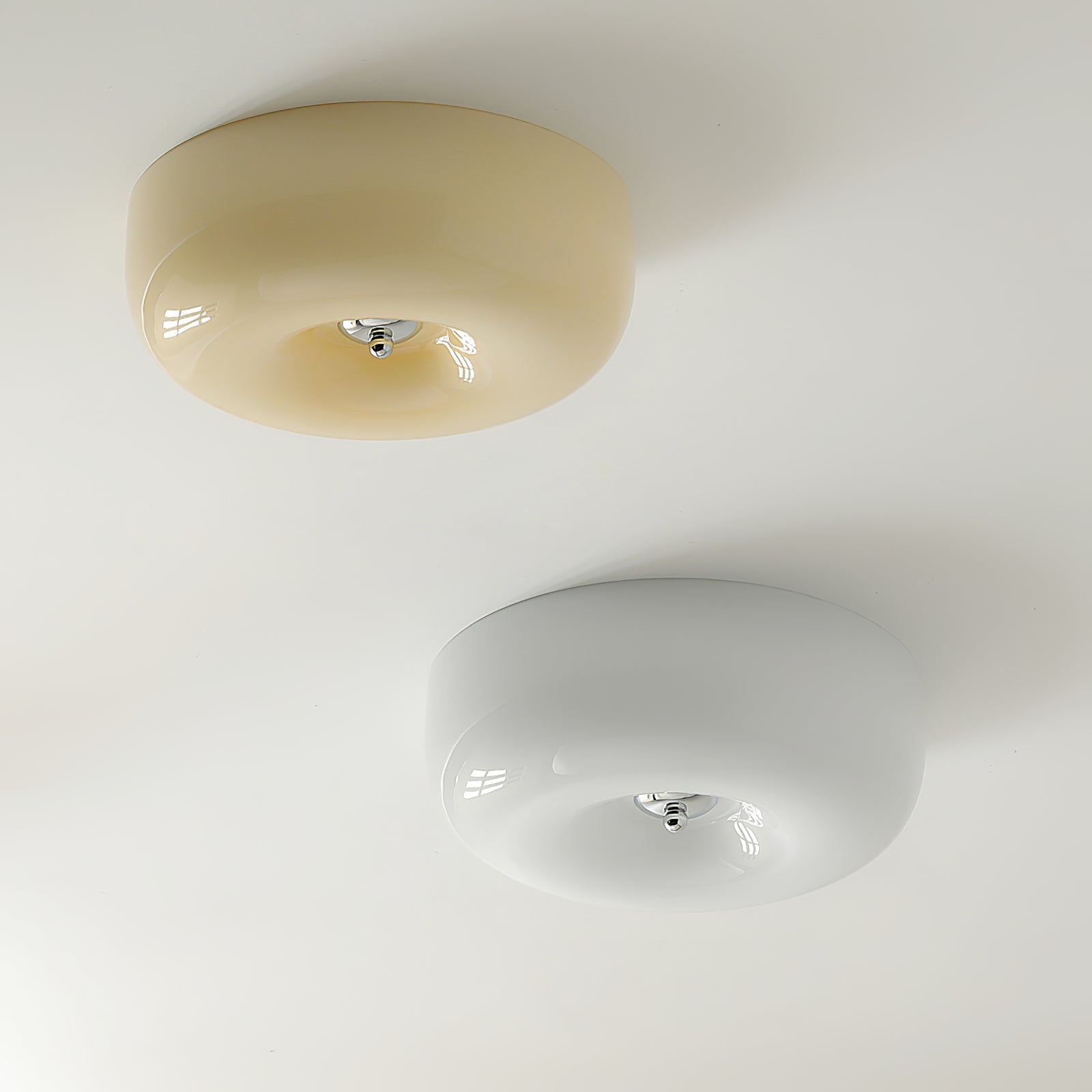 Simple Round Ceiling Lamp Bedroom | Lighting | LED | glass/metal | 110-120V | Premium Lighting Solution