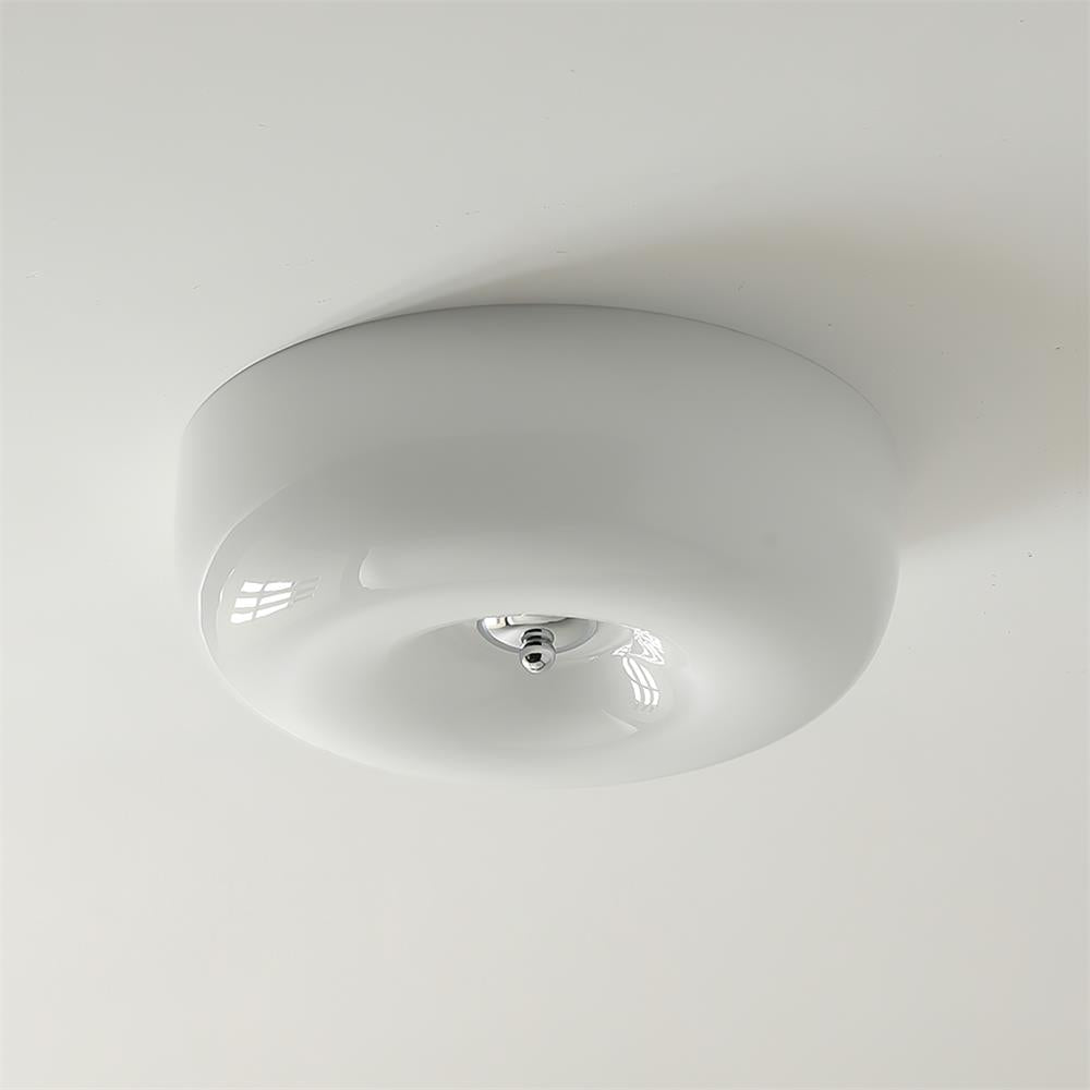 Simple Round Ceiling Lamp Bedroom | Lighting | LED | glass/metal | 110-120V | Premium Lighting Solution