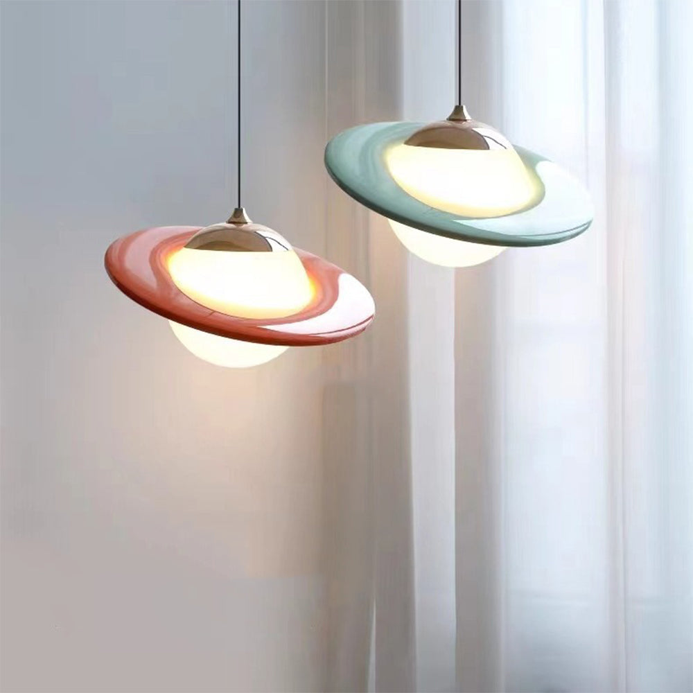 Creative Colorful Planet Glass Hanging | Lighting | LED | glass | 110V-120V | Premium Lighting Solution