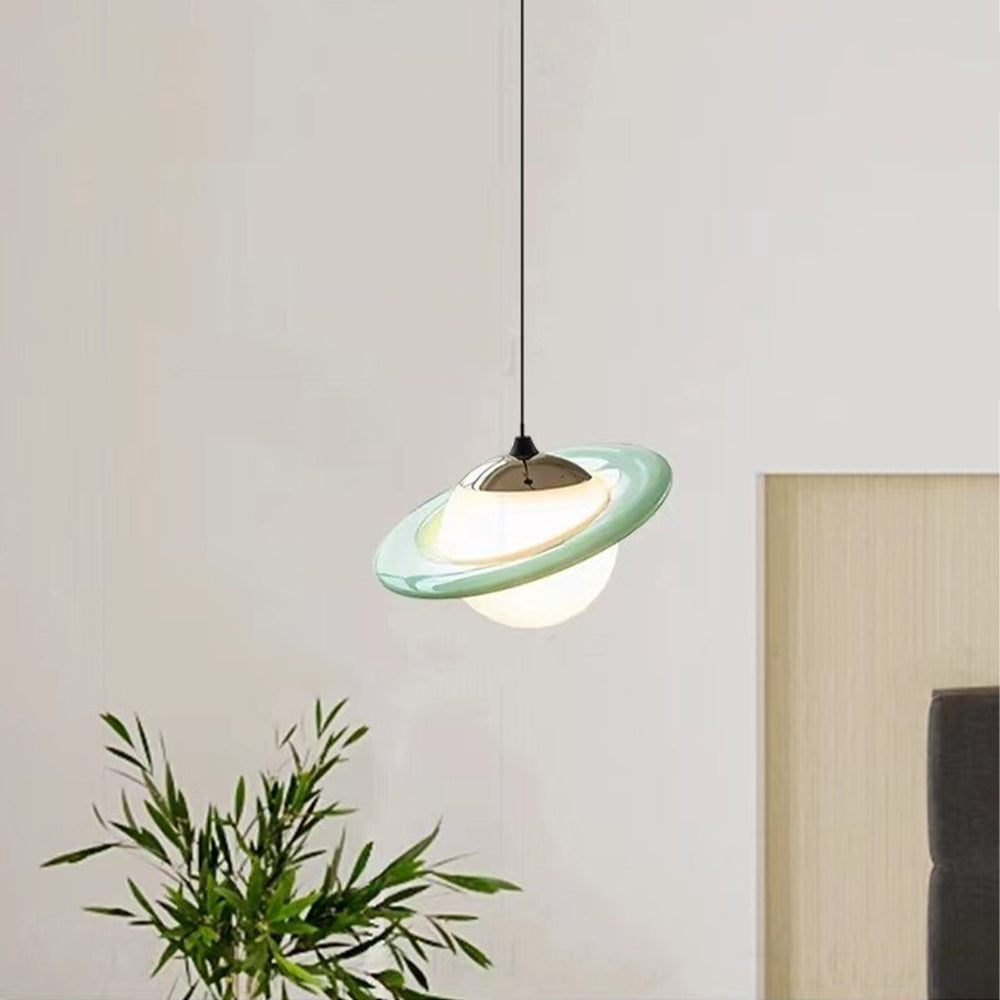 Creative Colorful Planet Glass Hanging | Lighting | LED | glass | 110V-120V | Premium Lighting Solution