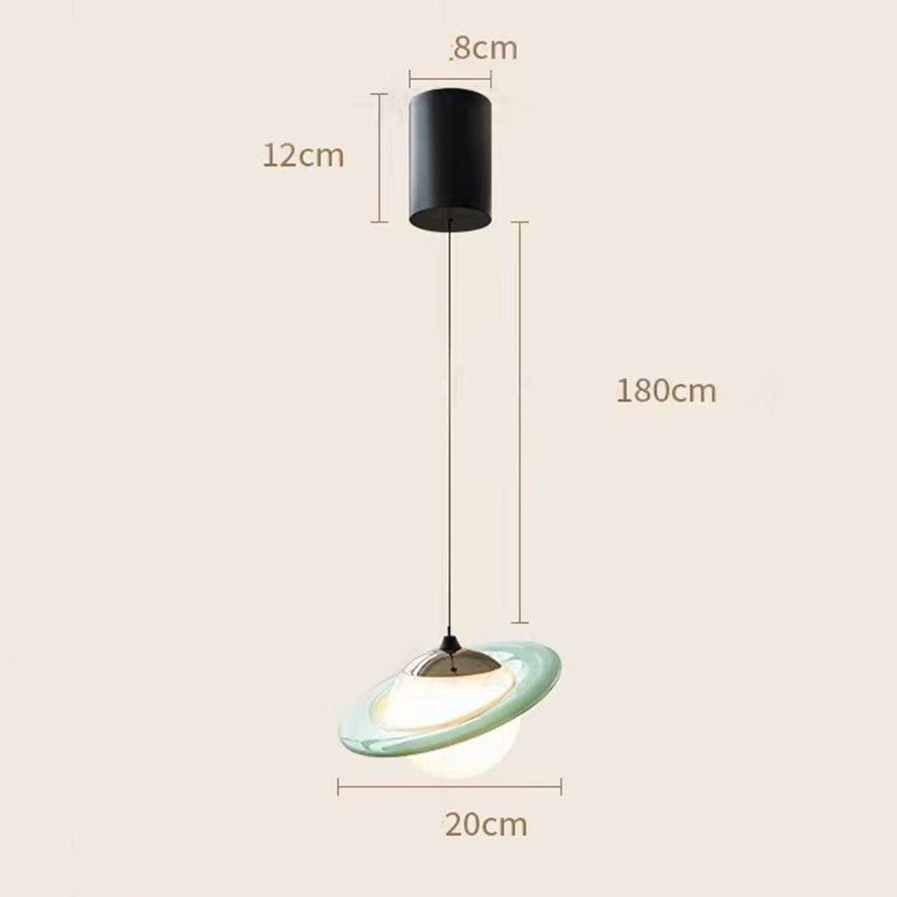 Creative Colorful Planet Glass Hanging | Lighting | LED | glass | 110V-120V | Premium Lighting Solution