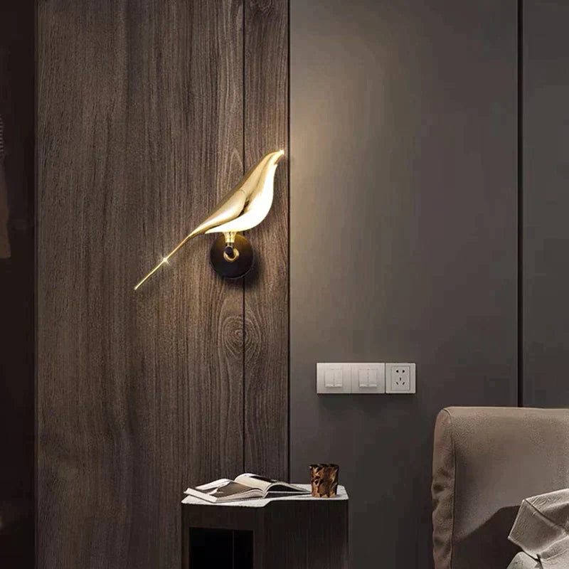VogelLicht Scandinavian bird wall lamp | Wall Lamp | Led | 90V - 260V | Elegant Wall Illumination