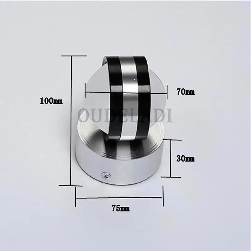CrystalLux Crystal Wall Lamp | Wall Lamp | Led | Metal/Crystal | 8W | 220V | Elegant Wall Illumination