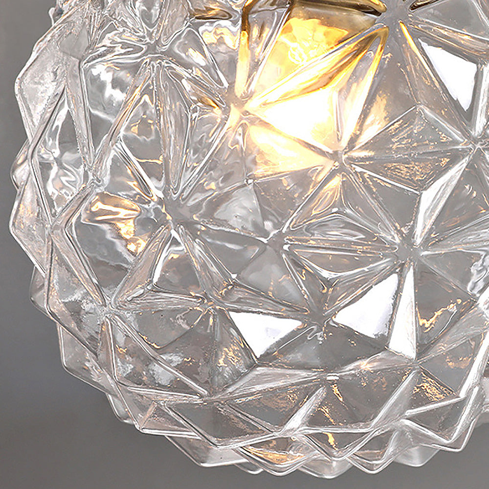 Modern Clear Glass Ball Ceiling | Lighting | glass/iron | Premium Lighting Solution