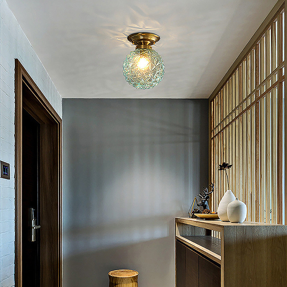 Modern Clear Glass Ball Ceiling | Lighting | glass/iron | Premium Lighting Solution