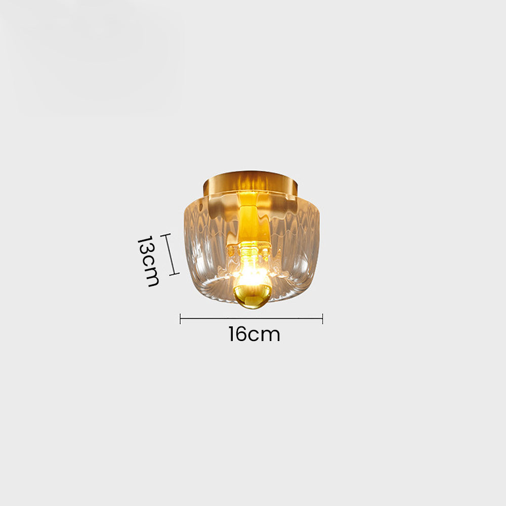 Modern Mini Clear Ceiling Lamp | Lighting | brass/glass | Premium Lighting Solution