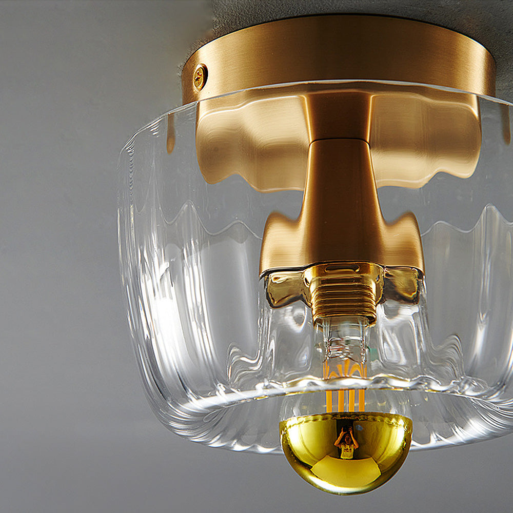 Modern Mini Clear Ceiling Lamp | Lighting | brass/glass | Premium Lighting Solution