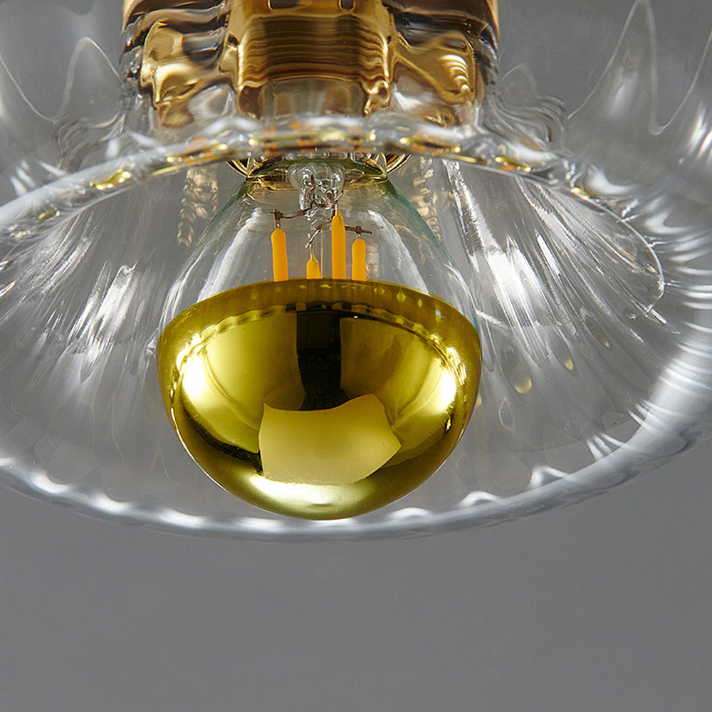 Modern Mini Clear Ceiling Lamp | Lighting | brass/glass | Premium Lighting Solution
