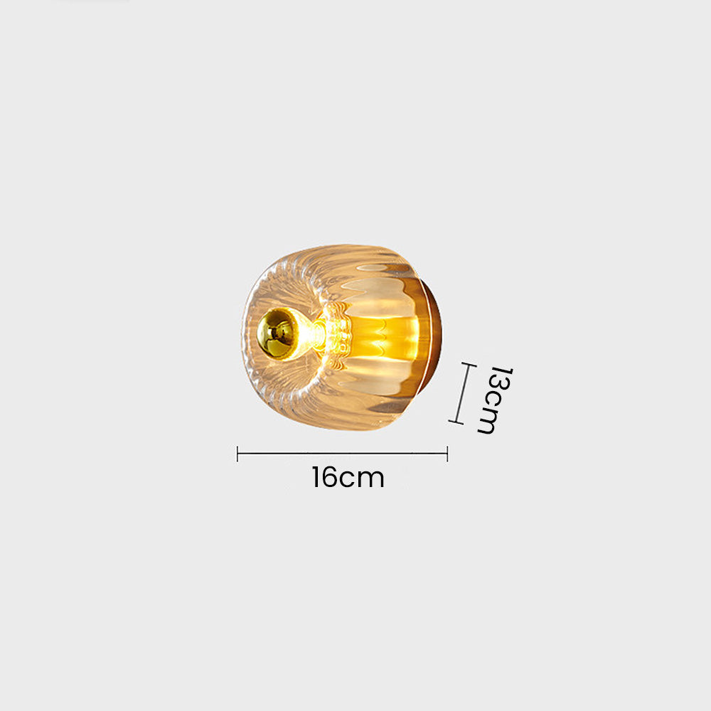 Modern Mini Clear Ceiling Lamp | Lighting | brass/glass | Premium Lighting Solution