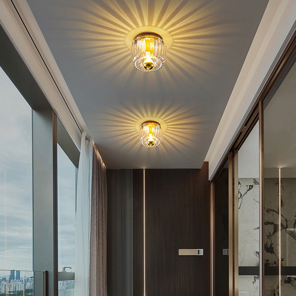 Modern Mini Clear Ceiling Lamp | Lighting | brass/glass | Premium Lighting Solution