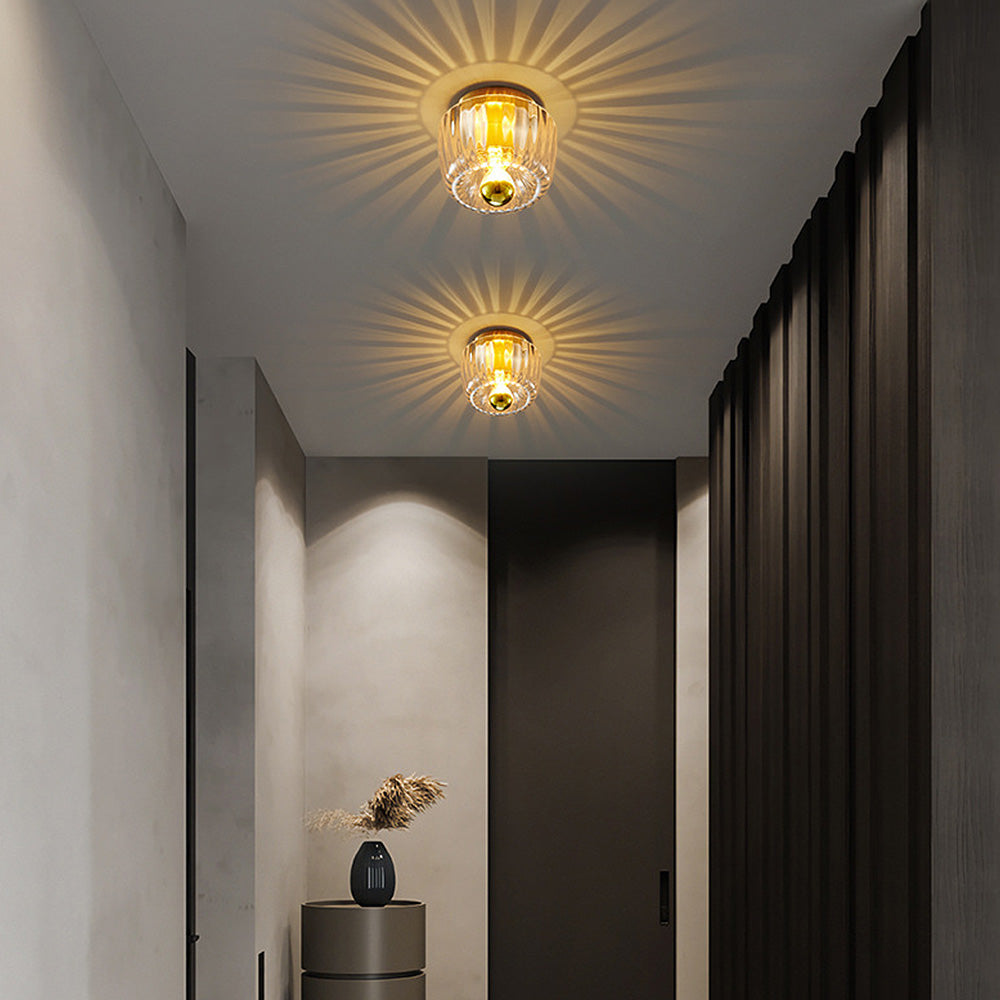 Modern Mini Clear Ceiling Lamp | Lighting | brass/glass | Premium Lighting Solution