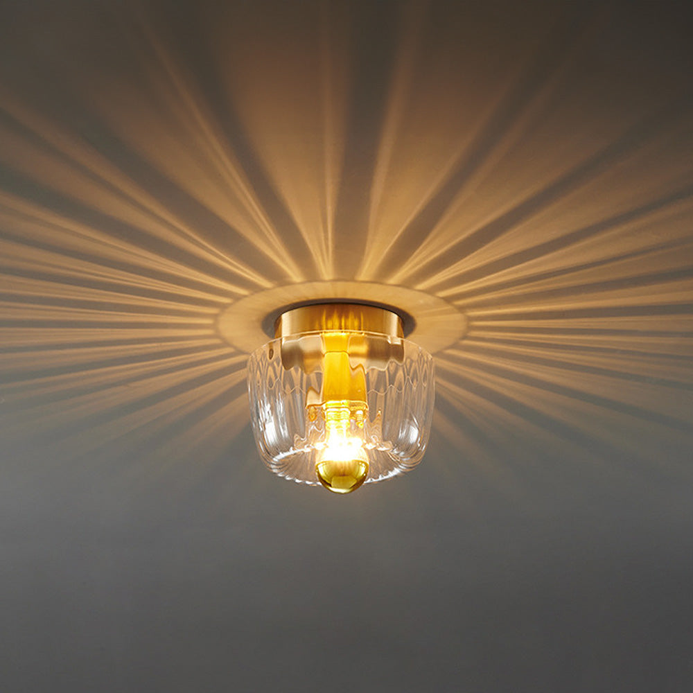 Modern Mini Clear Ceiling Lamp | Lighting | brass/glass | Premium Lighting Solution