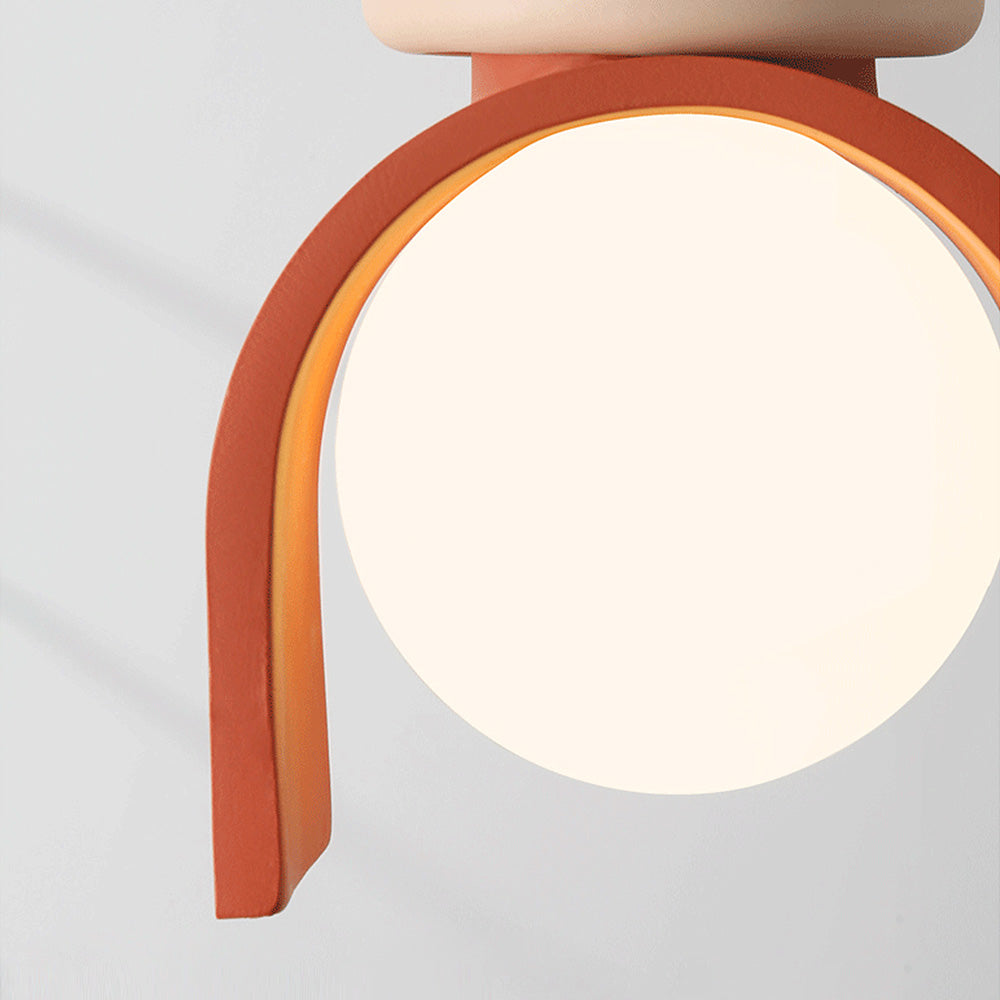 French Style Cream Resin Pendant | Lighting | 110V-120V | Premium Lighting Solution