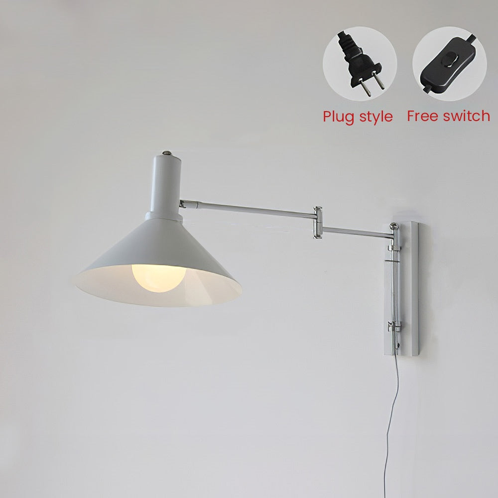 Modern Rotatable Iron Wall Lamp | Wall Lamp | glass/iron/metal | 110V - 120V | Elegant Wall Illumination
