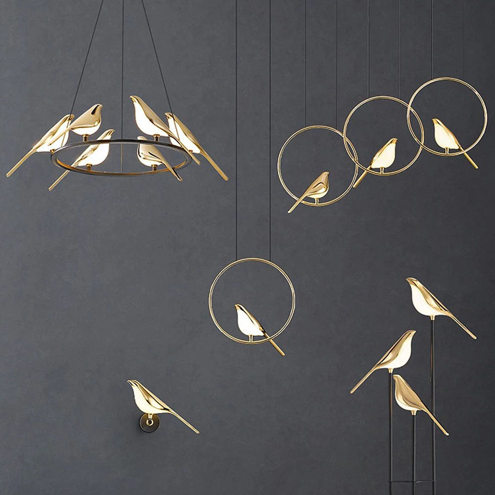 Creative Birds Circle Garland Hanging | Lighting | LED | acrylic/metal | Premium Lighting Solution