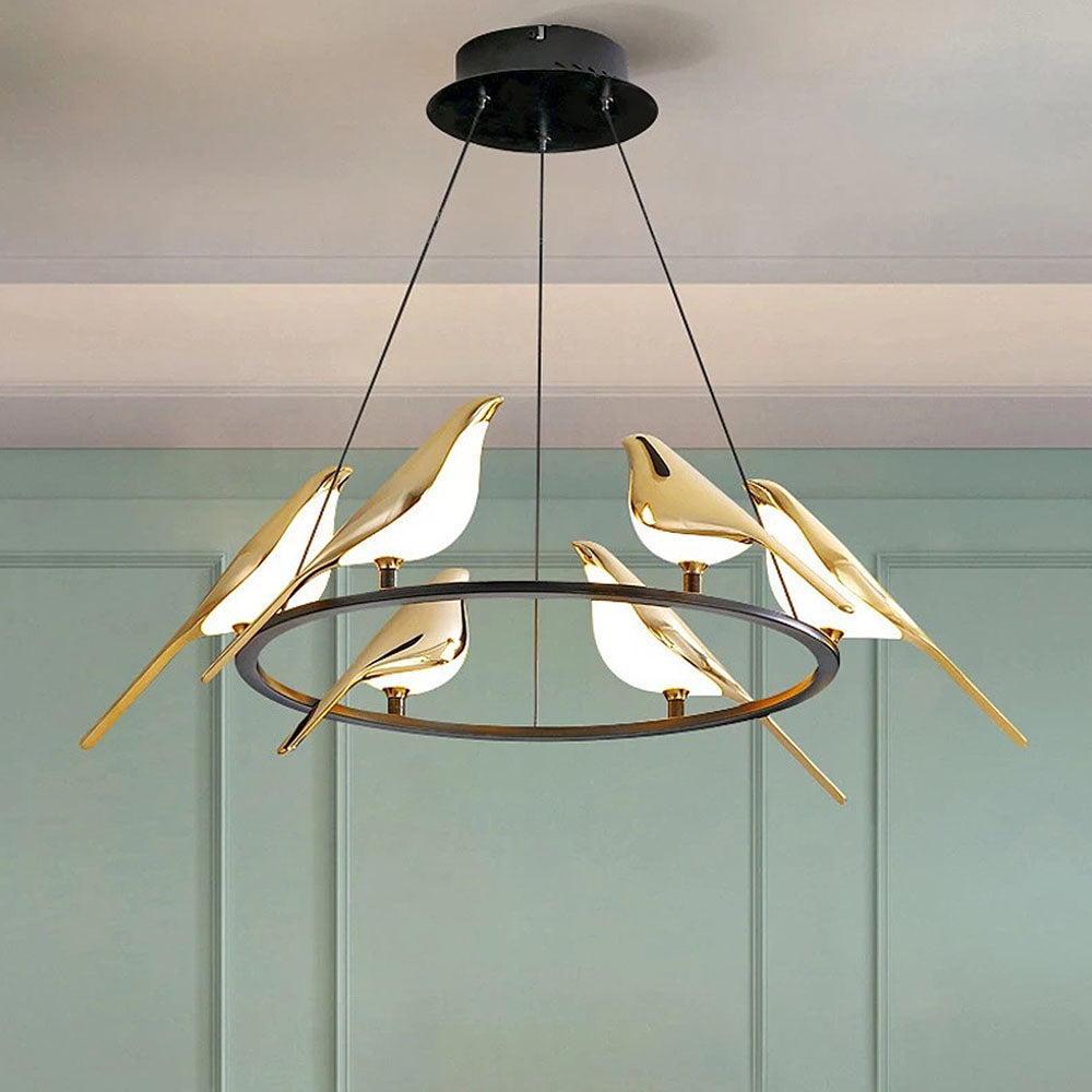 Creative Birds Circle Garland Hanging | Lighting | LED | acrylic/metal | Premium Lighting Solution