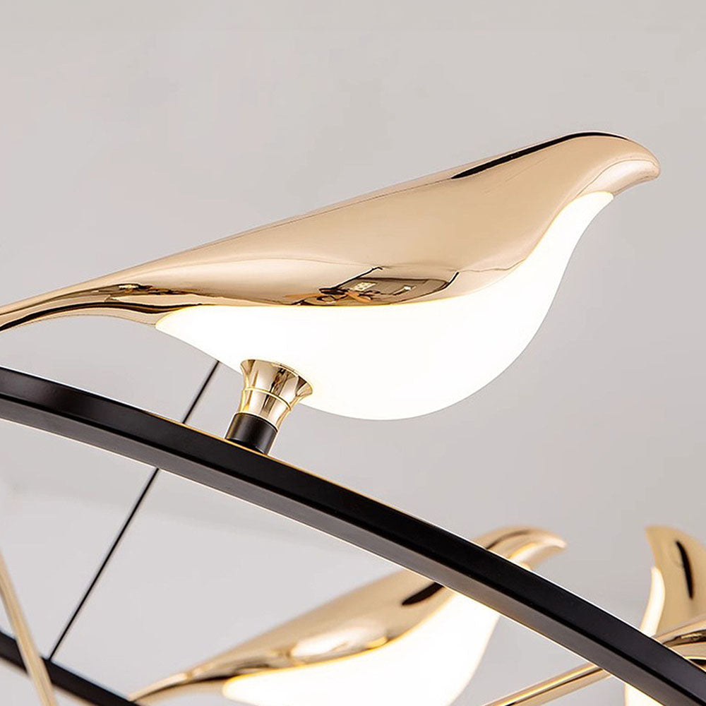 Creative Birds Circle Garland Hanging | Lighting | LED | acrylic/metal | Premium Lighting Solution