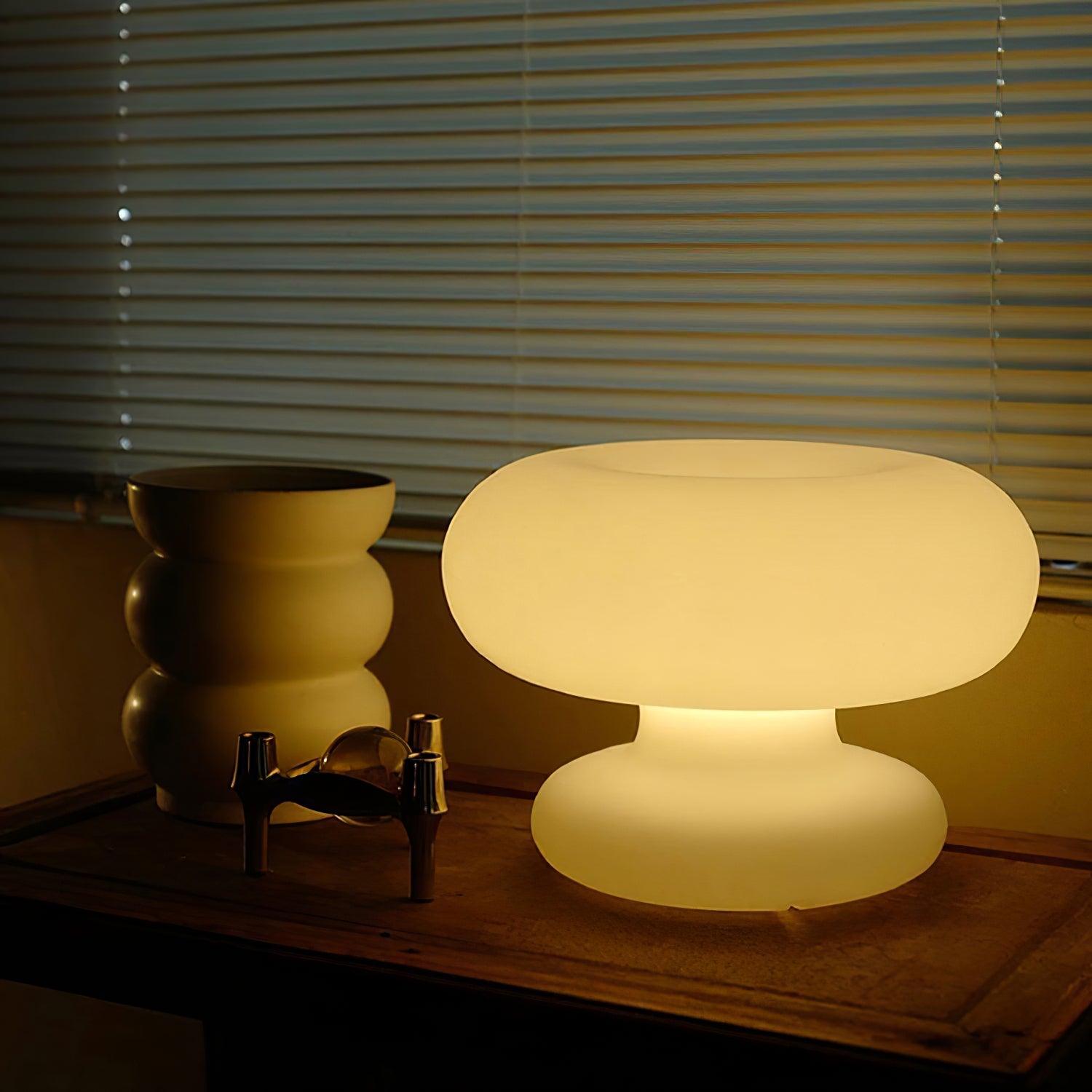 Glowsore Donut Table Lamp Modern | Table Lamp | LED | plastic/metal | Sleek Table Accent