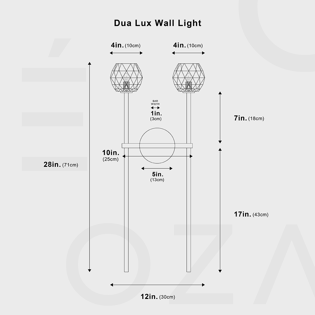 Wall Lamp Minimalist Design | Wall Lamp | iron | 5W | 110V | Elegant Wall Illumination