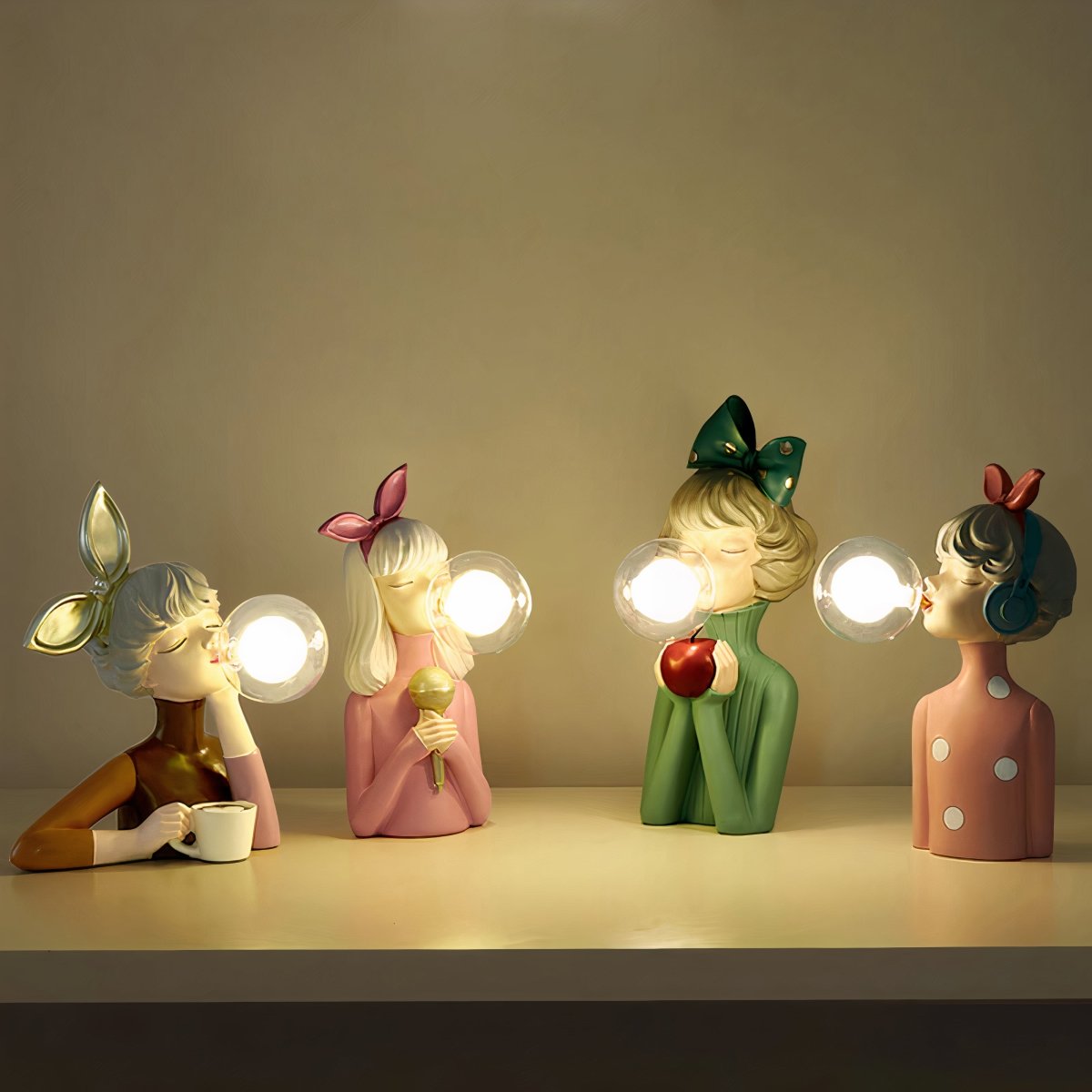 Artemisa™ Unique Designer Table Lamp | Table Lamp | Wood/Fabric | Sleek Table Accent