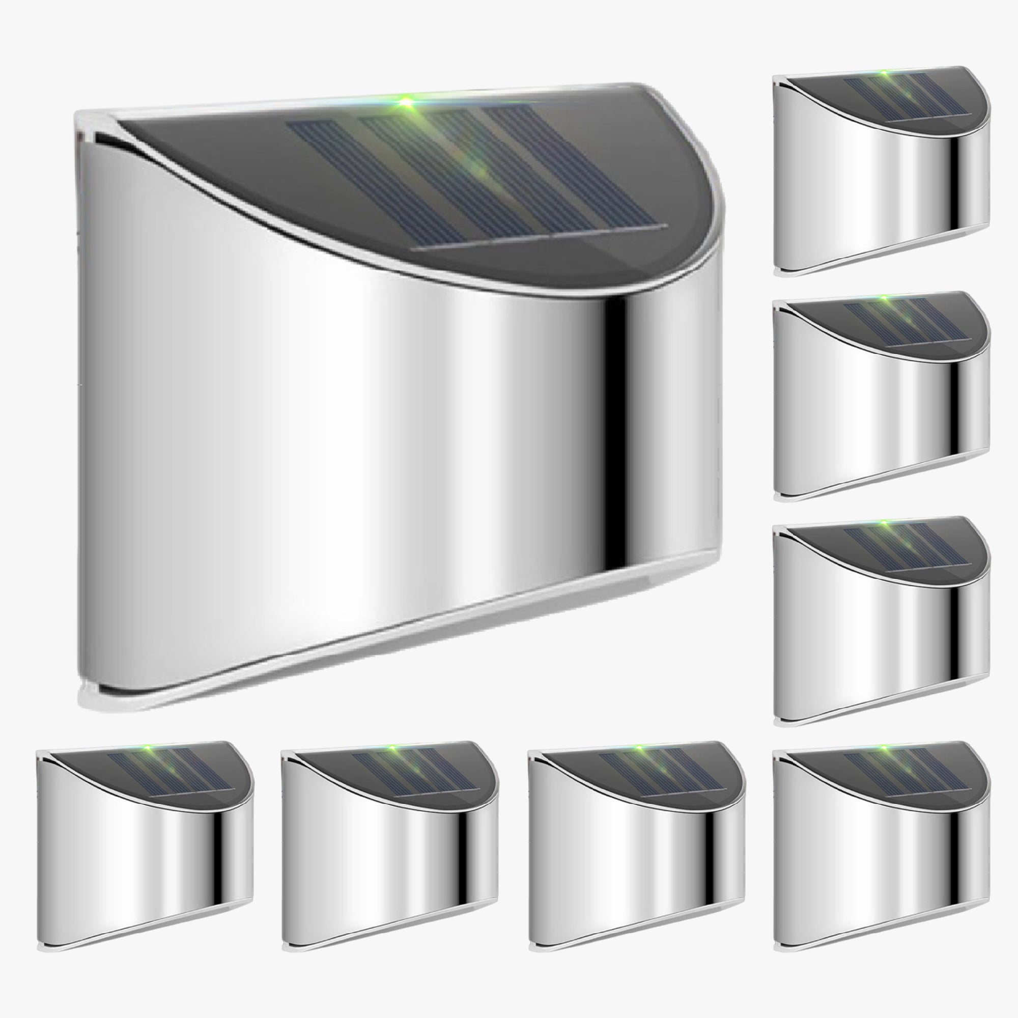 EcoSteel Waterproof Solar Outdoor Wall | Wall Lamp | Led | steel | Elegant Wall Illumination