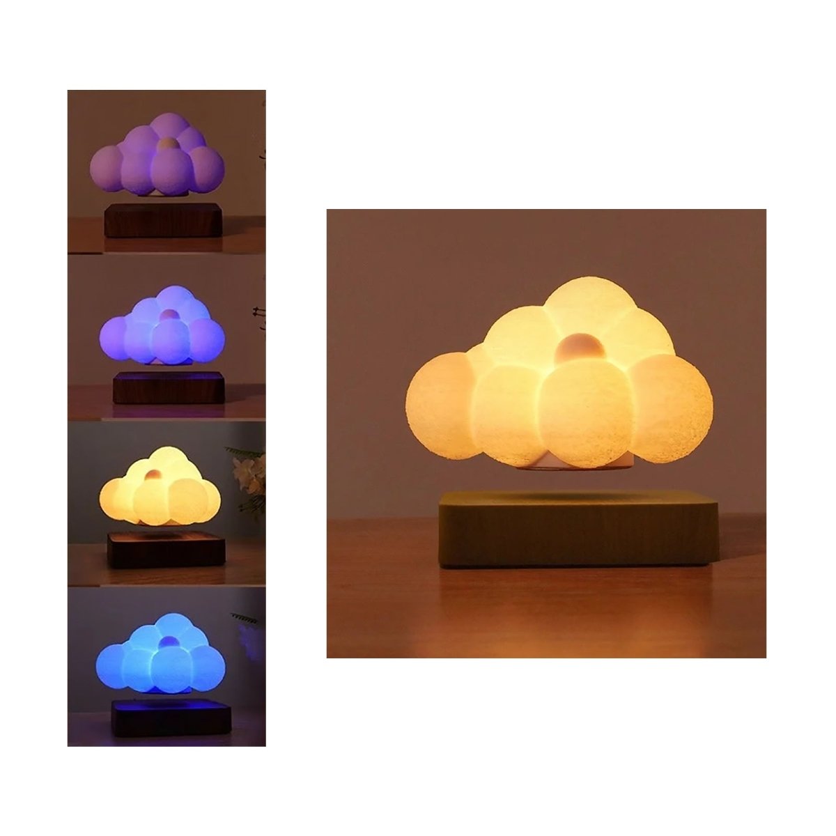 Nebuvia Floating Cloud Lamp | Table Lamp | LED | wood/ABS | 15W | Sleek Table Accent