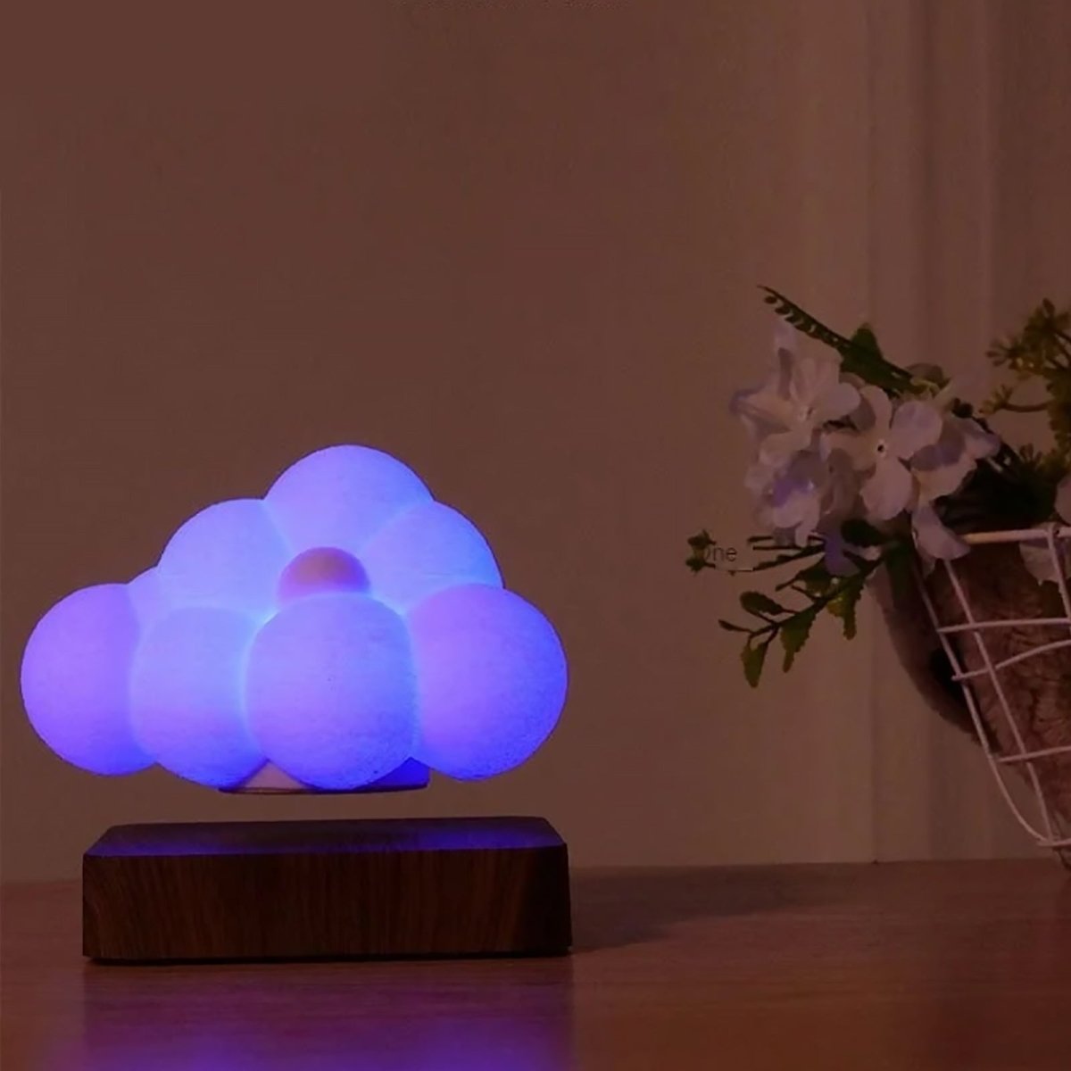 Nebuvia Floating Cloud Lamp | Table Lamp | LED | wood/ABS | 15W | Sleek Table Accent