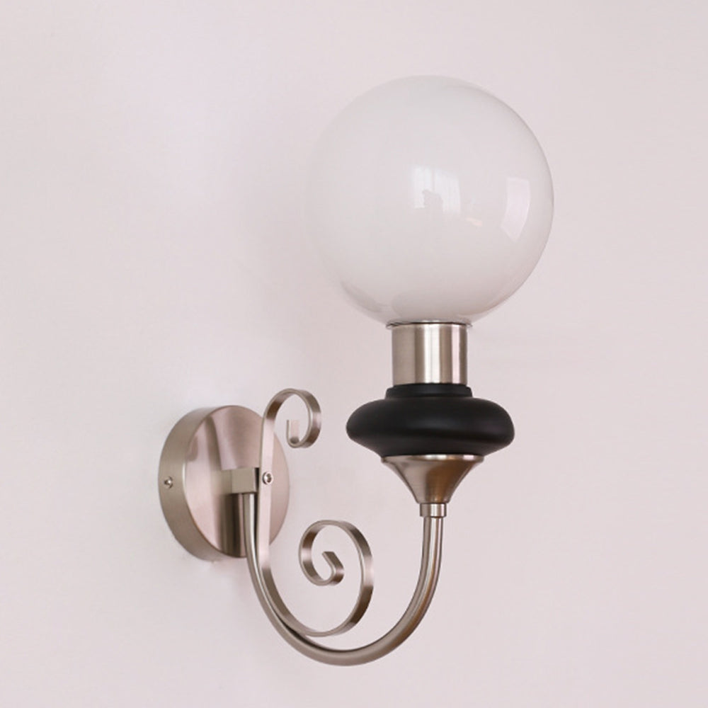 French Retro Glass 1-Light Wall | Wall Lamp | glass | 110V - 120V | Elegant Wall Illumination