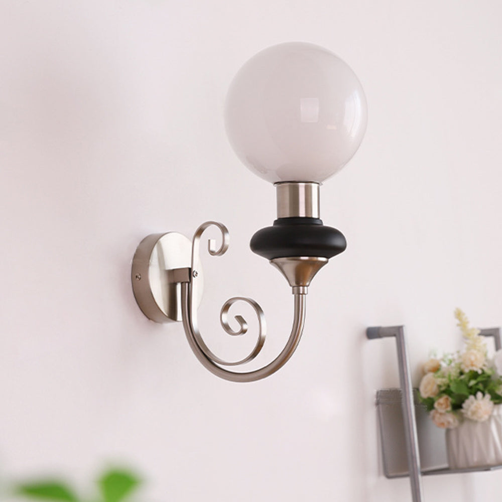 French Retro Glass 1-Light Wall | Wall Lamp | glass | 110V - 120V | Elegant Wall Illumination