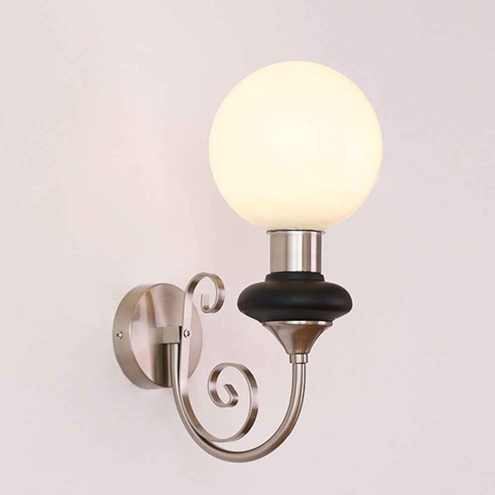 French Retro Glass 1-Light Wall | Wall Lamp | glass | 110V - 120V | Elegant Wall Illumination