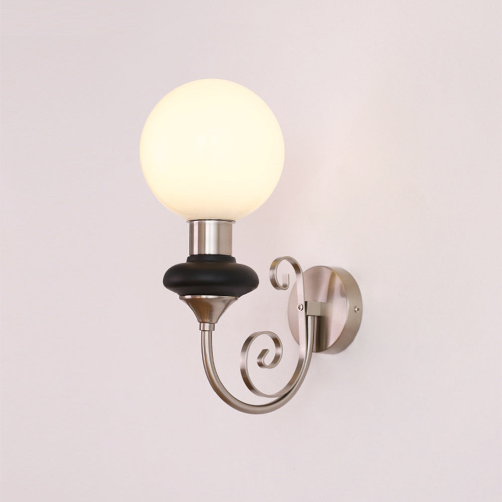 French Retro Glass 1-Light Wall | Wall Lamp | glass | 110V - 120V | Elegant Wall Illumination