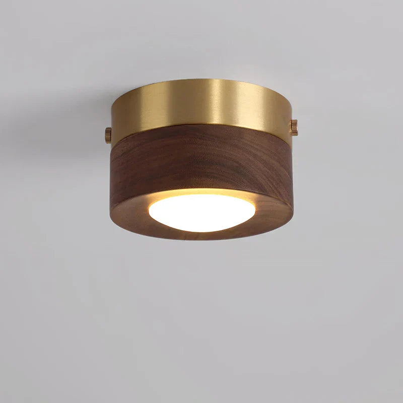 WoodAura Walnut Ceiling Lamp | Lighting | LED | wood | 90-260V | Premium Lighting Solution