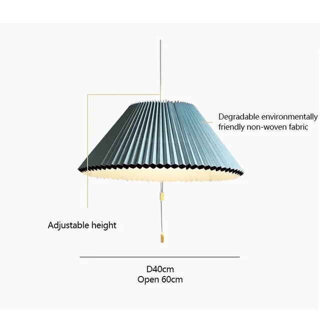 FoldLum Folded Lampshade | Lighting | LED | fabric | 90-260V | Premium Lighting Solution
