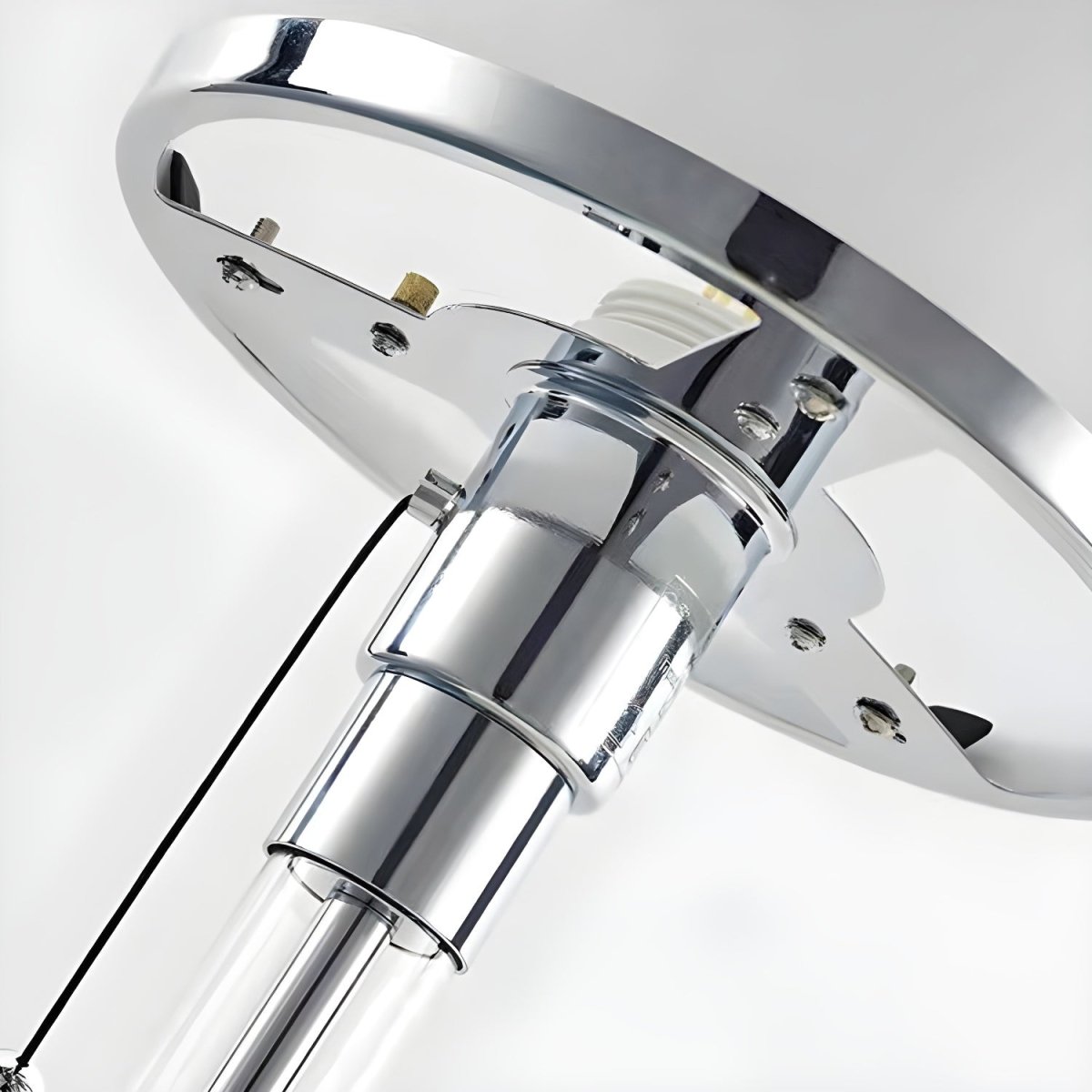 Luzora Glass Table Lamp Modern | Table Lamp | Glass/metal | 110-240V | Sleek Table Accent