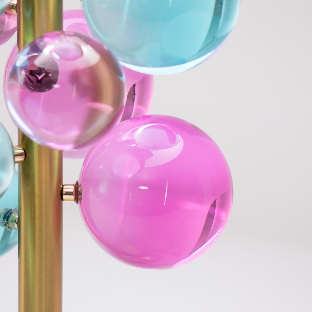 Modern Table Lamp Gold Glass | Table Lamp | glass/Metal | 110-240V | Sleek Table Accent