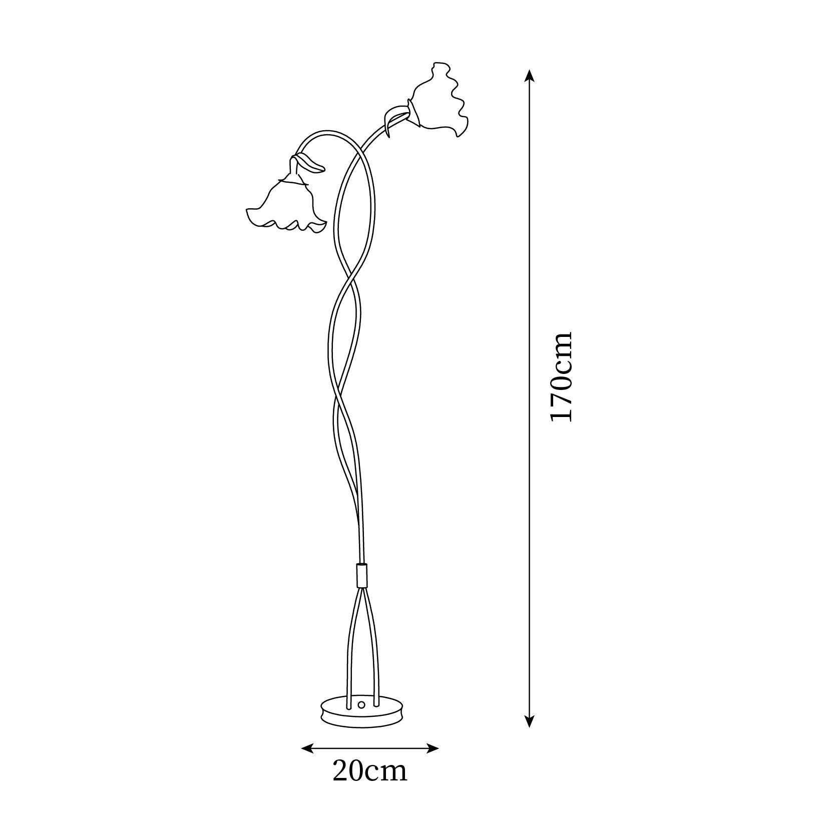 Calla Flowers floor lamp | Floor Lamp | LED | acrylic/metal | Stylish Floor Lighting