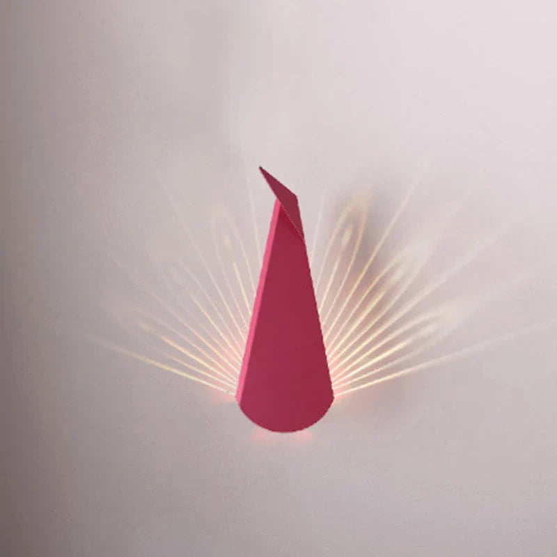 ElegantLicht Peacock Wall Lamp Modern | Wall Lamp | Led | Metal | 15W | 220V-240V | Elegant Wall Illumination